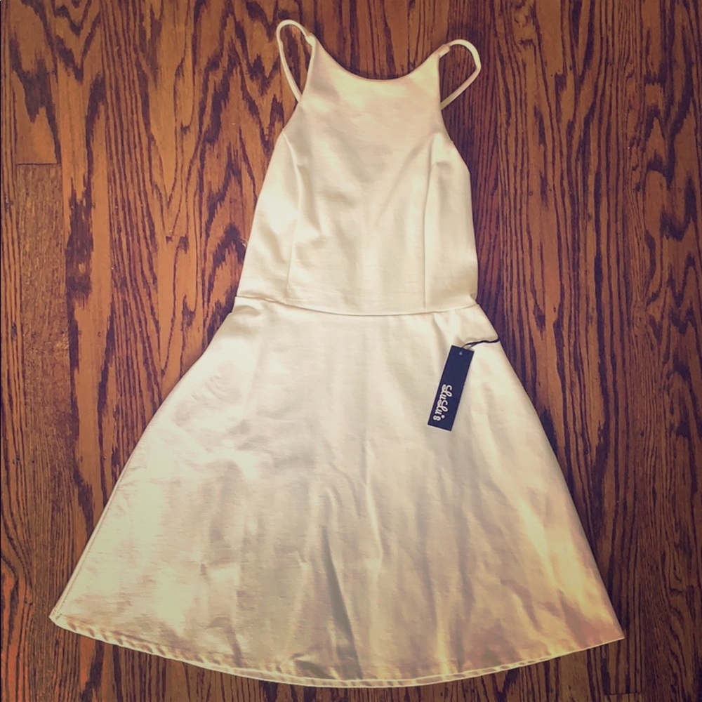 LuLu’s | White Open Back Dress